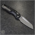(#210M-10FR) Microtech MSI Mini Ram-Lok Wharncliffe Stonewash Plain - Back