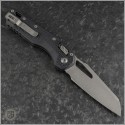 (#210T-10APPMBK) Microtech MSI Wharncliffe Ram-Lok Stonewash Plain - Back