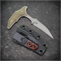 (#218-10APMS2) Microtech Knives Bee Plain Bronze Titanium - Back