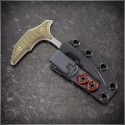 (#218-12APMS2) Microtech Knives Bee Full Serrated Bronze Titanium - Additional View