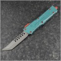 (#219-10BH) Microtech Bounty Hunter Combat Troodon Hellhound Apocalyptic - Front