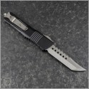 (#219-10S) Microtech Combat Troodon Hellhound Tanto Stonewash Plain - Back