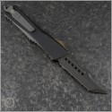 (#219-1DLCTULS) Microtech Combat Troodon Hellhound Tanto DLC with Ultem Top Cover - Back