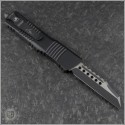 (#219W-1TS) Microtech Combat Troodon Warhound Tanto Black Plain - Back