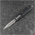 (#225-10S) Microtech Knives Dirac D/E Stonewash Plain - Front