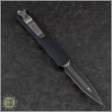 (#225-1) Microtech Knives Dirac D/E Black Plain - Back