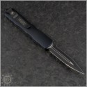 (#225-3T) Microtech Knives Dirac D/E Black Fully Serrated - Back
