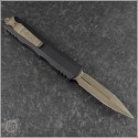 (#227-13AP) Microtech Knives Dirac Delta D/E Apocalyptic Bronze Plain - Back
