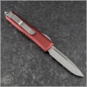 (#231-10MR) Microtech Merlot UTX-85 S/E Stonewash Plain - Back