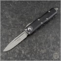 (#231-10) Microtech UTX-85 S/E Stonewash Plain - Front