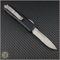 (#231-11) Microtech UTX-85 S/E Stonewash Part Serrated - Back
