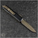 (#231-13APGTTAS) Microtech UTX-85 S/E G-10 Top Bronze Plain - Back