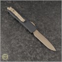 (#231-13CF) Microtech CF Top UTX-85 S/E Bronze Plain - Back