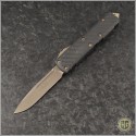 (#231-13CF) Microtech CF Top UTX-85 S/E Bronze Plain - Front