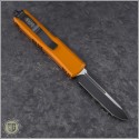 (#231-1OR) Microtech Orange UTX-85 S/E Black Plain - Back