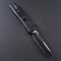 (#231-1T) Microtech UTX-85 S/E Black Tactical Plain - Back