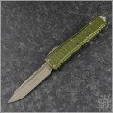 (#231II-13ODS) Microtech OD Green UTX-85 II Stepside Bronze Plain - Front