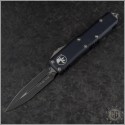 (#232-1-204P) Microtech UTX-85 D/E Black Plain - Front