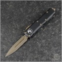 (#232-13AP) Microtech UTX-85 D/E Bronzed Plain - Front