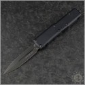 (#232-1DLCTS) Microtech UTX-85 D/E DLC Plain - Front