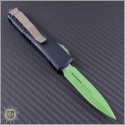 (#232-1JM) Microtech UTX-85 D/E Green Blade Plain - Back