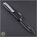 (#232-1) Microtech UTX-85 D/E Black Plain - Back
