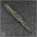 (#232-3OCS) Microtech Olice Camo UTX-85 D/E Full Serrated - Back