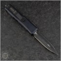 (#232-3T) Microtech UTX-85 D/E Black Full Serrated - Back