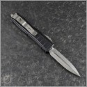 (#232II-10S) Microtech UTX-85 II D/E Stepside Stonewash Plain - Back