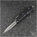 (#232II-10S) Microtech UTX-85 II D/E Stepside Stonewash Plain - Front