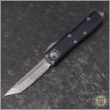 (#233-11) Microtech UTX-85 T/E Stonewash Partially Serrated - Front