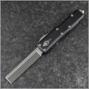 (#234-10TBC) Microtech Beard Comb UTX-85 Stonewash - Front