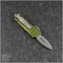 (#238-10APOD) Microtech OD Green Mini Troodon D/E Apocalyptic Plain - Back
