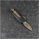 (#238-13APCFS) Microtech Mini Troodon D/E Plain with CF Top - Back