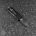 (#238-1GTODS) Microtech Mini Troodon D/E OD Green G-10 Composite Top Standard Signature Series - Back