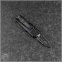 (#238-3T) Microtech Mini Troodon D/E Black Fully Serrated - Back