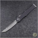 (#250-10NS) Microtech Halo VI T/E Stonewash Plain No Safety - Front