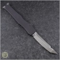 (#250-5NS) Microtech Halo VI T/E Satin Part Serrated No Safety - Back