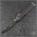 (#251-1) Microtech Halo VI S/E Black Plain - Front