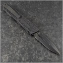 (#280-1DLCTSH) Microtech Scarab II D/E Shadow DLC Plain Edge - Back