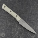 (#3500-10IV) Microtech Knives Ivory Paring Kitchen Knife - Back