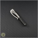 (#401-SS-BK-2017) Microtech Siphon II Pen Black Stainless Steel - Back
