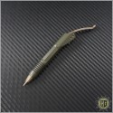 (#401-SS-OD) Microtech Siphon II Pen OD Green Stainless Steel - Front