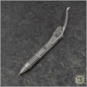 (#401-SS-SWSS) Microtech Siphon II Pen Stainless Signature Skull - Front