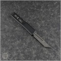 (#419-16CFS) Microtech UTX-70 Hellhound Tanto Signature Series Damascus - Back
