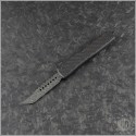 (#419-16CFS) Microtech UTX-70 Hellhound Tanto Signature Series Damascus - Front