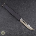 (#519-13) Microtech Bronzed Halo VI Hellhound Tanto Bronzed Plain - Back