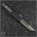 (#619-13) Microtech Troodon Hellhound Tanto Bronzed Plain - Back