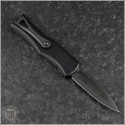 (#702-1DLCTSH) Microtech Hera D/E DLC Shadow - Back