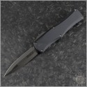 (#702-1DLCTSH) Microtech Hera D/E DLC Shadow - Front